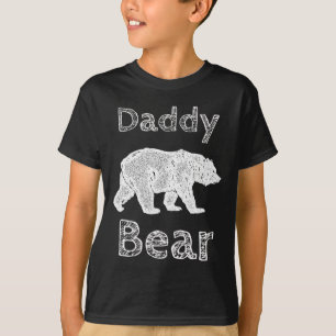 T-shirt Chemises De Camping Pour Hommes Drôle Papa Ours T