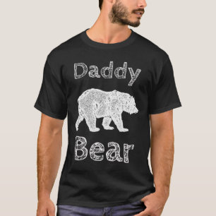 T-shirt Chemises De Camping Pour Hommes Drôle Papa Ours T