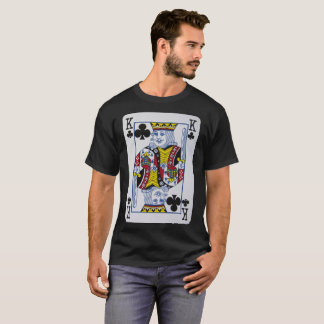 T-shirt Chemises de cartes de jeu King Clovers (Clubs)