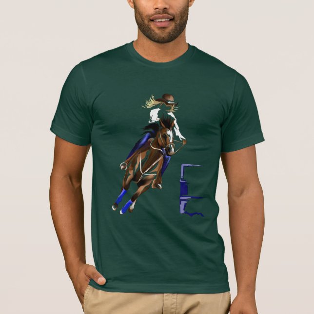 T-shirt Chemises de cheval de baril (Devant)