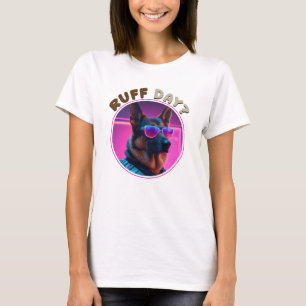 T-shirt Chemises de chien mignonnes Drôle Chien Tee Ch