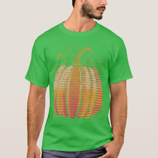 T-shirt Chemises de citrouille d'automne pour femmes décon