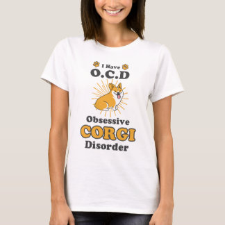T-shirt Chemises de corgi d'OCD