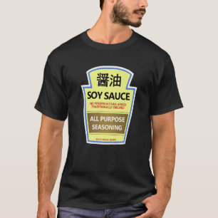 T-shirt Chemises de costume paresseux Bouteille de sauce s
