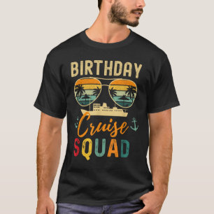 T-shirt Chemises de croisière d'anniversaire 2025 Escadron