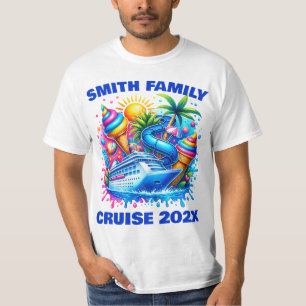 T-shirt Chemises de croisière familiales personnalisées