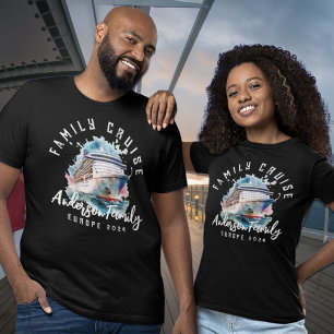 T-shirt Chemises de croisière famille assorties Vacances