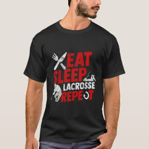 T-shirt Chemises de crosse Mens Lacrosse Lecteur Lâcheuse