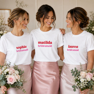 T-shirt Chemises de demoiselle d'honneur   Enterrement de 