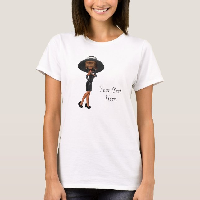 T-shirt Chemises de diva féminine (Devant)