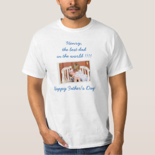 T-shirt Chemises de Fête des pères personnalisées AJOUTER 