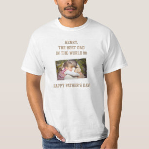 T-shirt Chemises de Fête des pères personnalisées AJOUTER 