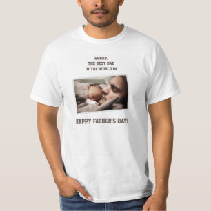 T-shirt Chemises de Fête des pères personnalisées AJOUTER 