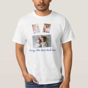 T-shirt Chemises de Fête des pères personnalisées Ajouter