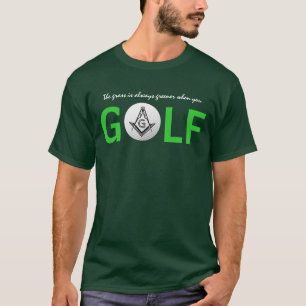 T-shirt Chemises de golf maçonniques personnalisées Ch