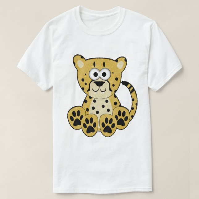 T-shirt Chemises de guépard (Design devant)