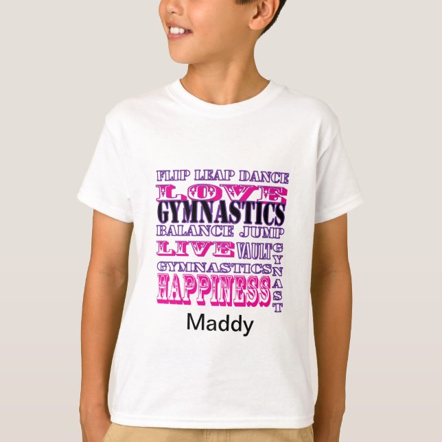 T-shirt Chemises de gymnastique personnalisées (Devant)