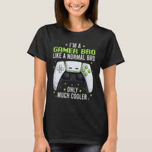 T-shirt Chemises de jeu Gamer Bro, Gamer Geek drôle de frè