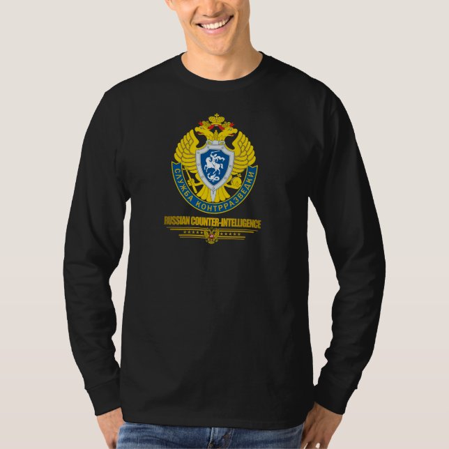 T-shirt Chemises de la contre-intelligence russe (Devant)