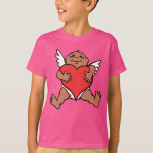 T-shirt Chemises de la Saint-Valentin pour enfants Chemise