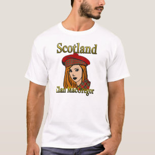 T-shirt Chemises de l'Ecosse de tartan de MacGregor de