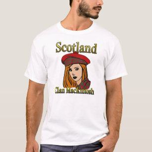 T-shirt Chemises de l'Ecosse de tartan de Mackintosh de