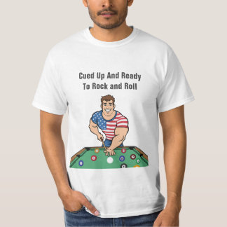 T-shirt Chemises de l'équipe de ligue de thème de billard