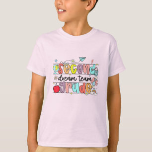 T-shirt Chemises de l'équipe de rêve de deuxième année, te