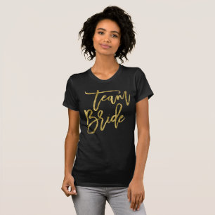 T-shirt Chemises de mariée de l'équipe de l'effet d'huile