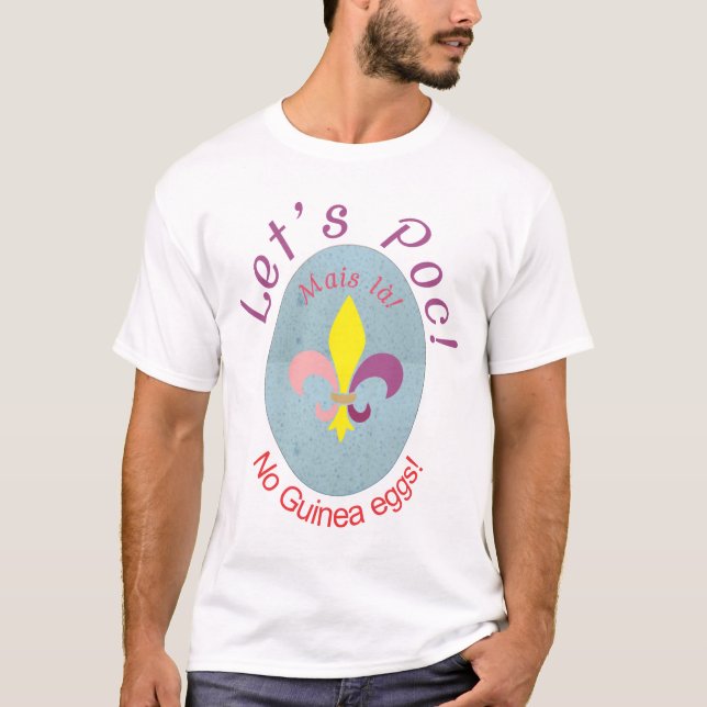 T-shirt Chemises de Pâques cadiennes (Devant)