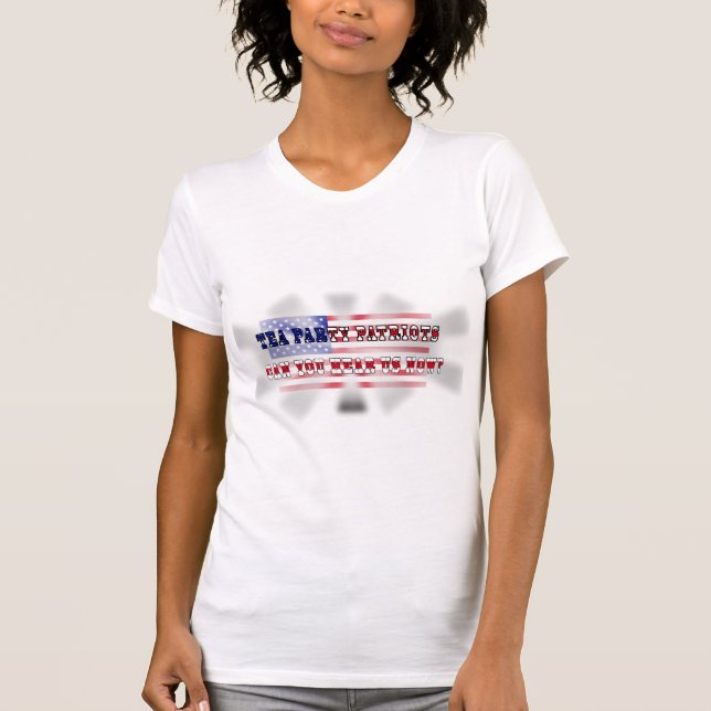 T-shirt Chemises de patriotes de thé (Devant)