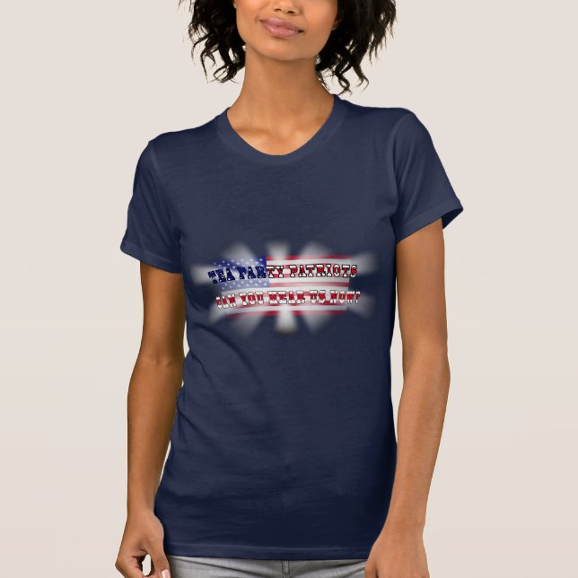 T-shirt Chemises de patriotes de thé (Devant)