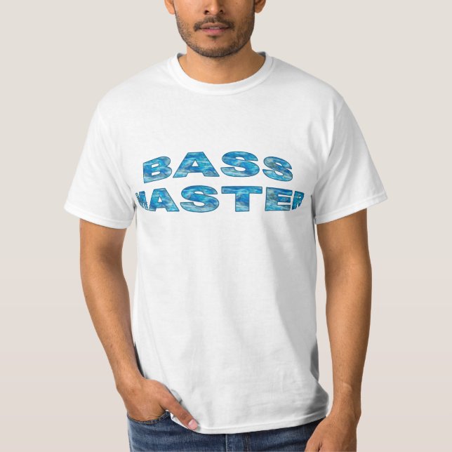 T-shirt Chemises de pêche du maître de basse (Devant)