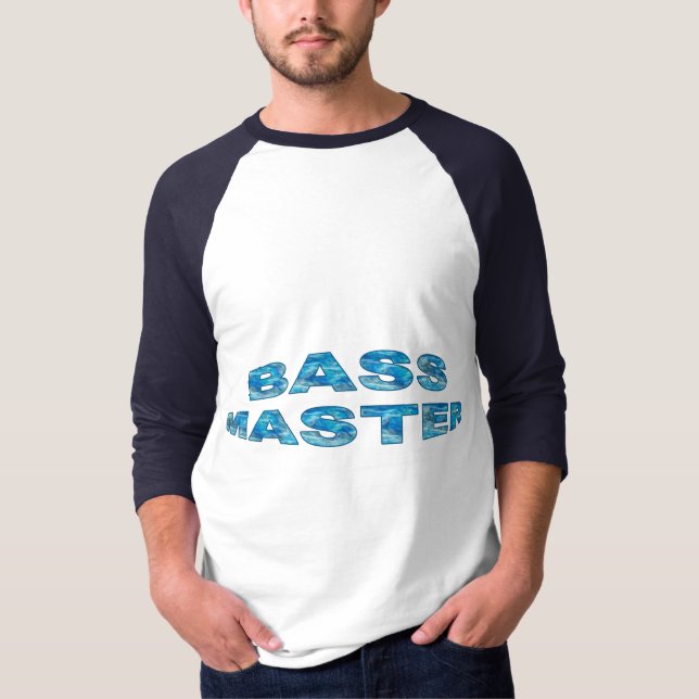 T-shirt Chemises de pêche du maître de basse (Devant)