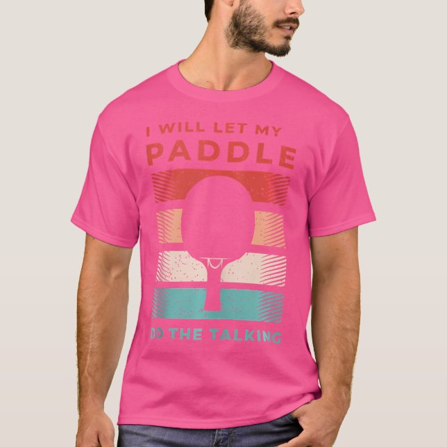 T-shirt Chemises De Ping-Pong Et Cadeaux De Tennis De Tabl (Devant)