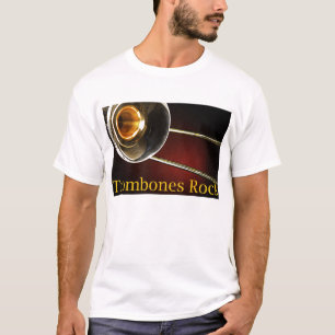 T-shirt Chemises de roche de trombones