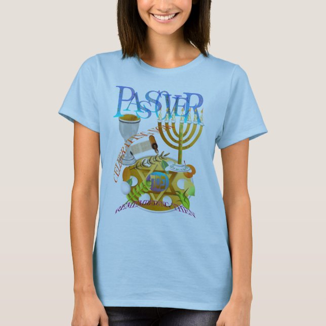 T-shirt Chemises de Seder de pâque (Devant)