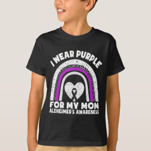 T-shirt chemises de sensibilisation à Alzheimer maman port