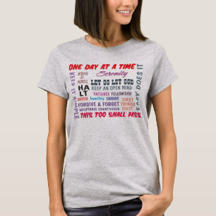T-shirt chemises de slogans de rétablissement