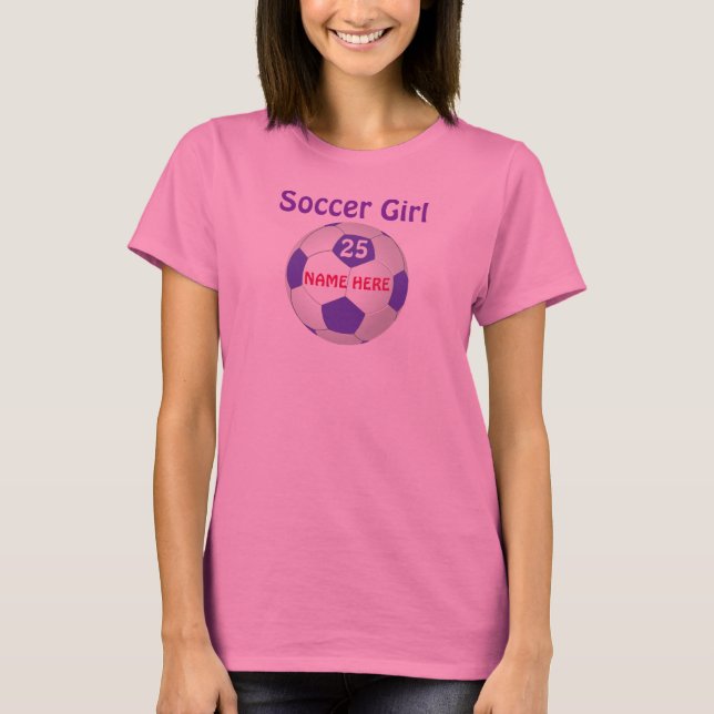 T-shirt Chemises de soccer mignonnes, Chemises de teinture (Devant)