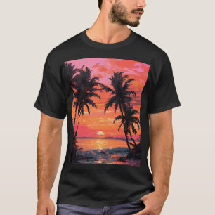 T-shirt Chemises de soleil sur la plage