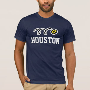 T-shirt Chemises de tennis de Houston pour hommes femmes e