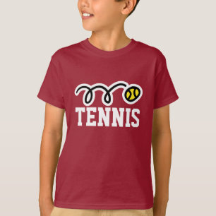 T-shirt Chemises de tennis pour jeunes   Vêtements sportif