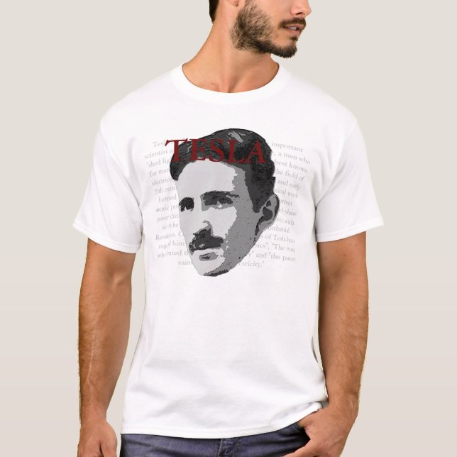 T-shirt Chemises de Tesla (Devant)