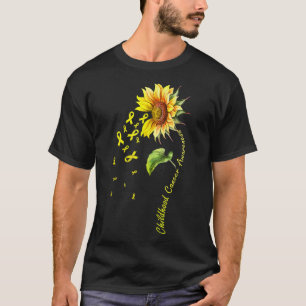T-shirt Chemises de tournesol de sensibilisation au cancer