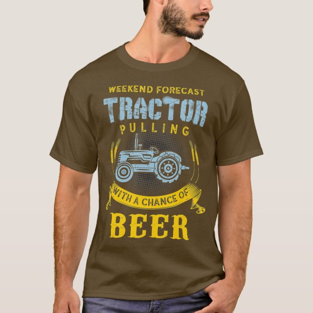 T-shirt Chemises de traction du tracteur Tracteur de tract (Devant)
