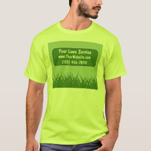 T-shirt Chemises de travail de service de pelouse
