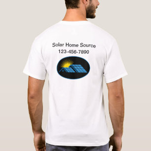 T-shirt Chemises de travail du logo de l'entreprise de l'é