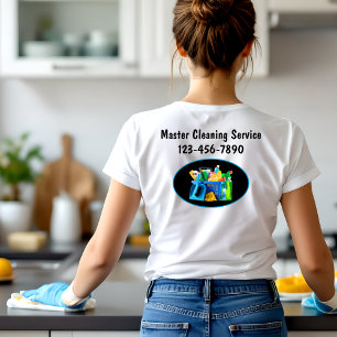 T-shirt Chemises de travail pour femmes de service de nett