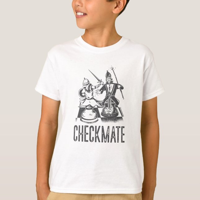 T-shirt Chemises d'échecs cochonnes pour hommes (Devant)
